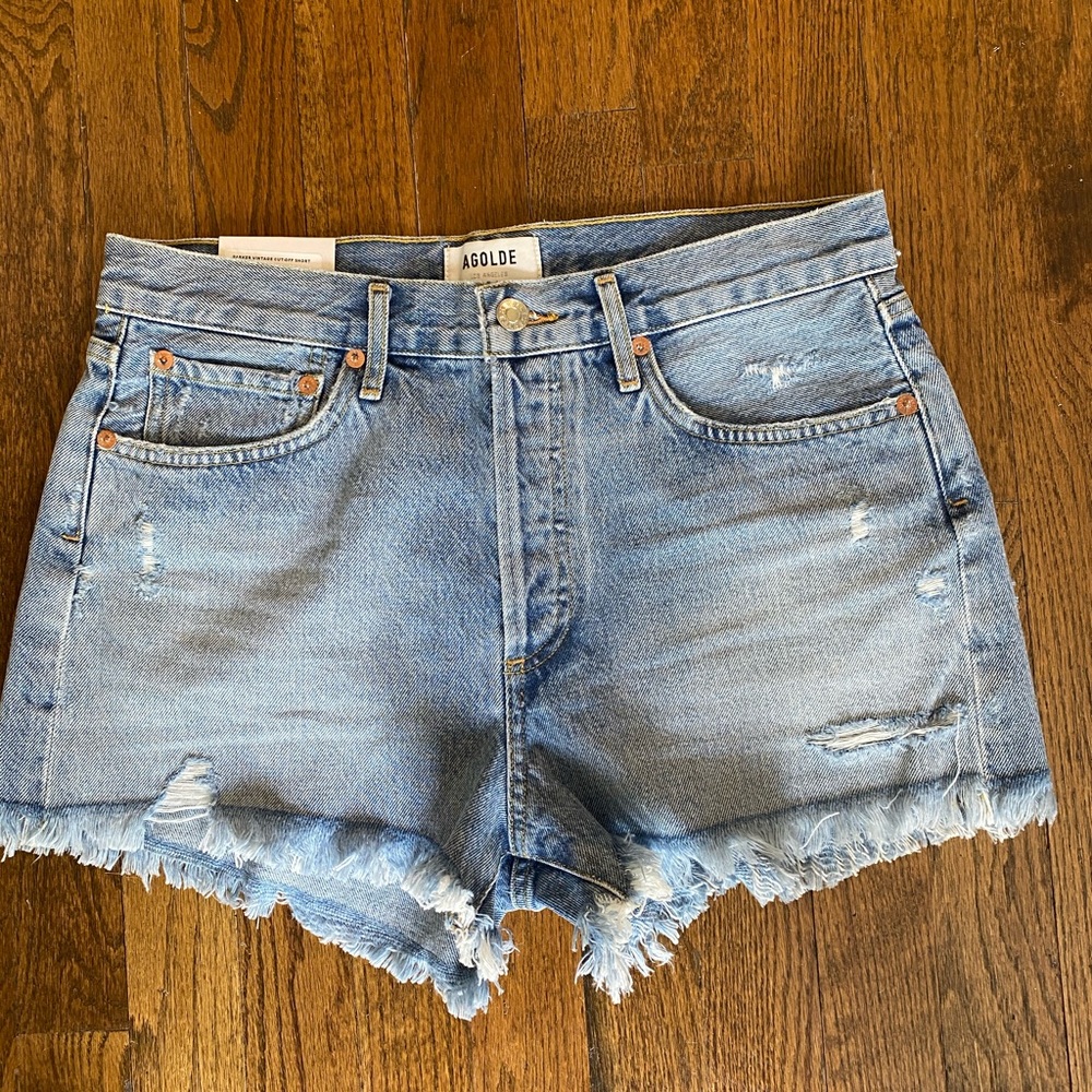 NWT Agolde Parker Vintage cutoff shorts size 27
